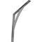 Ekena Millwork Legacy Steel Bracket, Hammered Gray 2"W x 24"D x 24"H BKTM02X24X24LEHGY - alternate 1